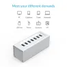 HubOrico A3H7 A3H10 A3H4 - separador de alta velocidad de aluminio - 7-port - USB 3.0