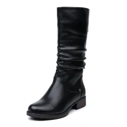 BotasInvierno - calientes botas de medio-calf