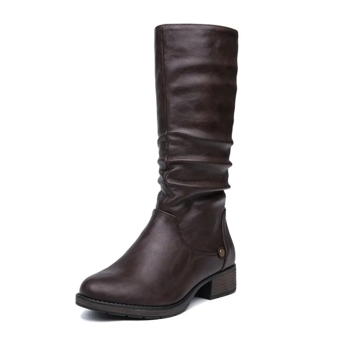 BotasInvierno - calientes botas de medio-calf