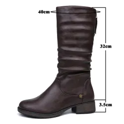 Vinter - varma mid-calf stövlar