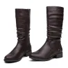 BotasInvierno - calientes botas de medio-calf