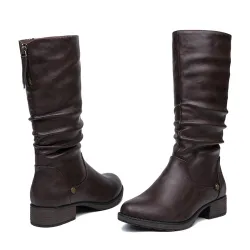 BotasInvierno - calientes botas de medio-calf
