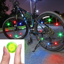 Roda de bicicleta falou luz - aviso Lâmpada LED - impermeável - TL2411