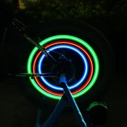Pyöränpunainen valo - varoitus LED-lamppu TL2411