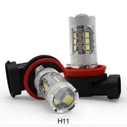 luz de nevoeiro do carro - Lâmpada LED - H1 H4 H3 H13 H16 1156 9005 9006 - luz do farol - 12V