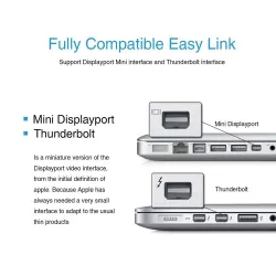Mini displayport DP do HDMI adapter - kabel dla Apple Macbook Pro AirKabli