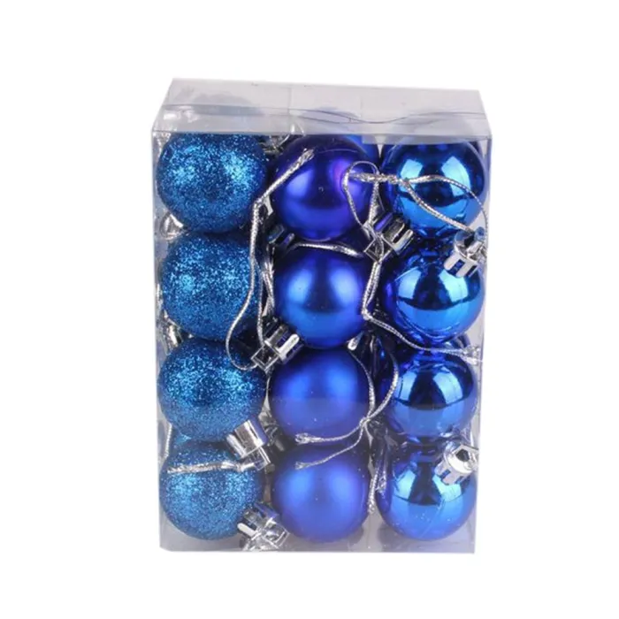 Christmas tree balls - 24 pieces