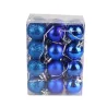 Boules d'arbre de Noël - 24 pièces