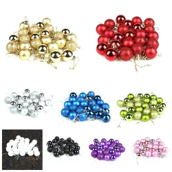 Christmas tree balls - 24 pieces