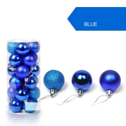 Christmas tree balls - 24 pieces
