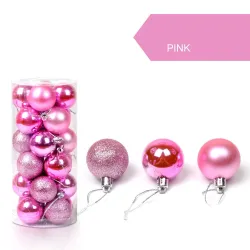 Christmas tree balls - 24 pieces