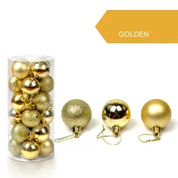 Christmas tree balls 24 piecesKerstmis