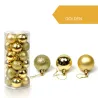 Boules d'arbre de Noël - 24 pièces