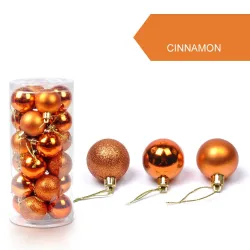 NavidadBolas de árbol de Navidad - 24 piezas
