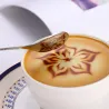 CubiertosForma de corazón y flor cuchara de acero inoxidable para té & postres