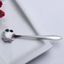 Decorative silver teaspoon - coffee & desserts 5 piecesCutlery