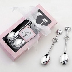 Stainless steel teaspoons with heart - 2 piecesCutlery