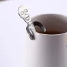 Cuillère en acier inoxydable avec crâne