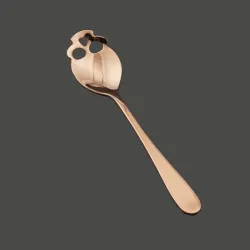 Cubiertoscucharada de acero inoxidable en forma de cráneo para té & café & postres