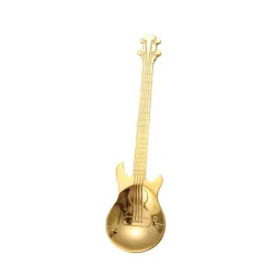 cucchiaino in acciaio inox con chitarra per tè e caffè & dolci