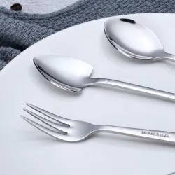 Shovel & wrench form - tesked & gaffel för te - kaffe & desserter