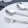 Forma de pá e chave - colher de chá e garfo para chá - café e sobremesas