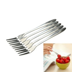 Rostfritt stål gaffel för desserter & aptitretare 10 / 20 bitar