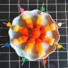Bambù decorativo per spiedini cocktail 12cm 100 pezzi