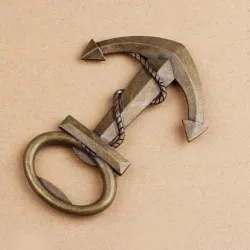 Anchor formad flasköppnare - legering keychain