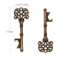 Chave em forma abridor de garrafa - chaveiro vintage