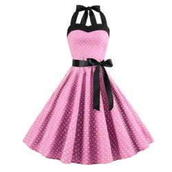 VestidosVintage encaje vestido con lunares