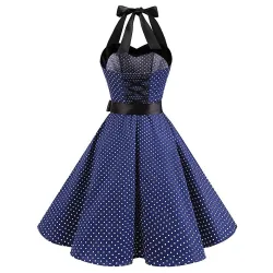 VestidosVintage encaje vestido con lunares
