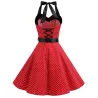 Vintage Spitze Kleid mit Polka Dots