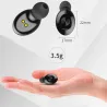 Auriculares5.0 mini auricular Bluetooth - cápsula de auriculares inalámbricos con carga USB