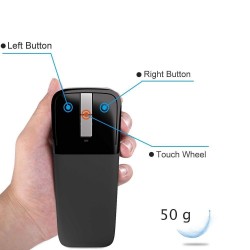 wireless Bluetooth Arc Touch mouse - 1200DPI - ottica - pieghevole