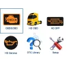 Car & truck OBD2 scanner - V500 HD code reader - dual-use - diagnostic tool