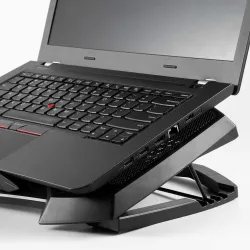 H1 3 Modi - 3 Ventilatoren - 2 USB - Laptop-Kühlkissen - Stand