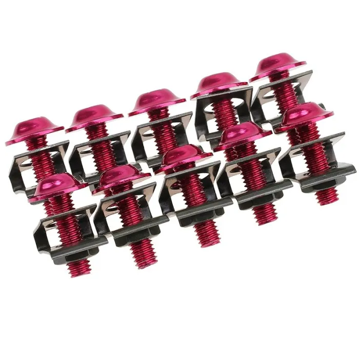 Universal-Motorradbolzen - Saug-Geschwindigkeits-Schrauben - M6 10 * 6mm 10 Stück
