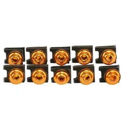 Universal-Motorradbolzen - Saug-Geschwindigkeits-Schrauben - M6 10 * 6mm 10 Stück
