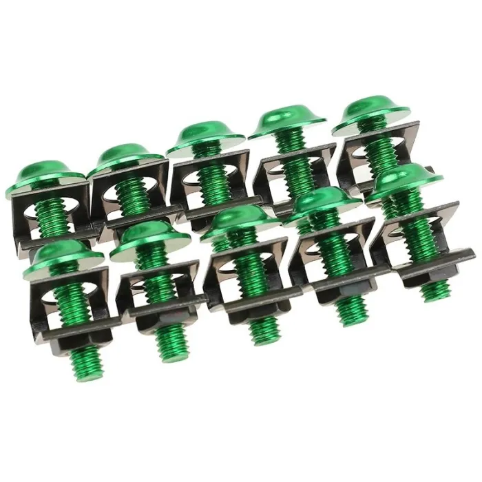 Universal-Motorradbolzen - Saug-Geschwindigkeits-Schrauben - M6 10 * 6mm 10 Stück
