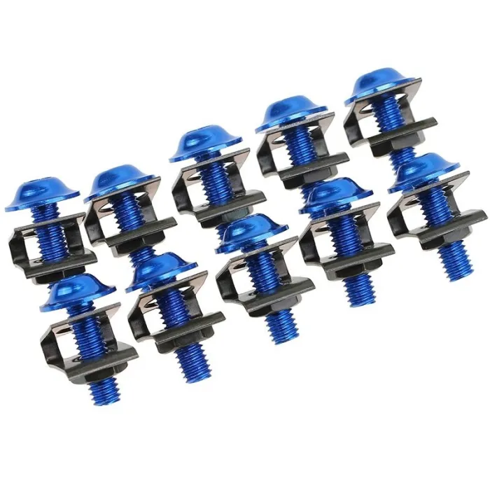 Universal-Motorradbolzen - Saug-Geschwindigkeits-Schrauben - M6 10 * 6mm 10 Stück