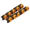 Boulons de moto universels - clips de fixation de vitesse de flèche - boulons de fente - M6 10 * 6mm 10 pièces