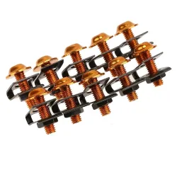 Universal-Motorradbolzen - Saug-Geschwindigkeits-Schrauben - M6 10 * 6mm 10 Stück