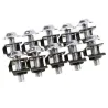 Boulons de moto universels - clips de fixation de vitesse de flèche - boulons de fente - M6 10 * 6mm 10 pièces