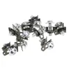 Universal-Motorradbolzen - Saug-Geschwindigkeits-Schrauben - M6 10 * 6mm 10 Stück
