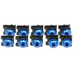 Universal-Motorradbolzen - Saug-Geschwindigkeits-Schrauben - M6 10 * 6mm 10 Stück