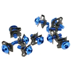 Universal-Motorradbolzen - Saug-Geschwindigkeits-Schrauben - M6 10 * 6mm 10 Stück