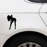 PegatinasChica sexy - pegatina de coche vinilo 9 * 15 cm