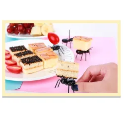 Ant shaped forks for fruit & snacks - desserts 12 pieces