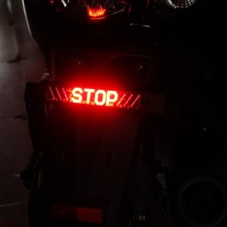 Motorcycle LED tail light - STOP indicator - turning lights LED strip